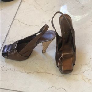 YSL slingback heels